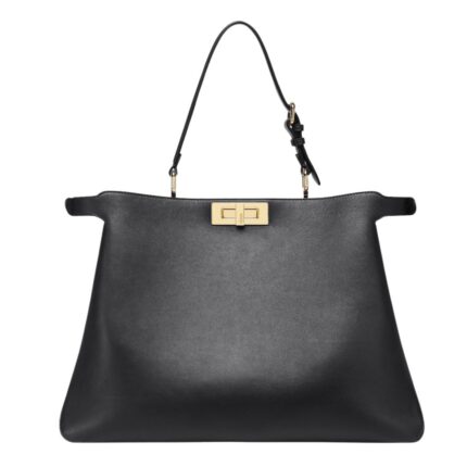 FENDI PEEKABOO SOFT MEDIUM LEATHER BAG