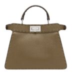 FENDI PEEKABOO ISEEU SMALL SELLERIA BAG WITH 556 HAND SEWN STITCHES