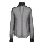 FENDI SHIRT BLACK ORGANZA SHIRT