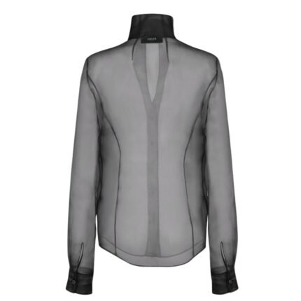 FENDI SHIRT BLACK ORGANZA SHIRT