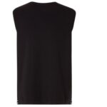 FENDI TOP BLACK TULLE AND SEQUIN TOP