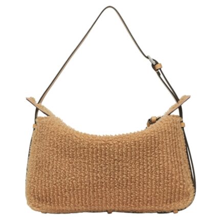 SIMPLY FENDI MEDIUM BEIGE SHEEPSKIN BAG