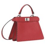 FENDI PEEKABOO ISEEU PETITE SELLERIA BAG WITH 306 HAND SEWN STITCHES