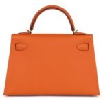 HERMÈS KELLY SELLIER 20 ORANGE EPSOM GOLD HARDWARE