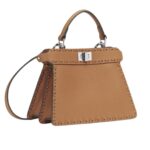 FENDI PEEKABOO ISEEU PETITE SELLERIA BAG WITH 306 HAND SEWN STITCHES