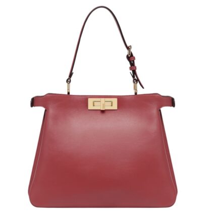 FENDI PEEKABOO SOFT MEDIUM LEATHER BAG