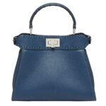 FENDI PEEKABOO MINI SELLERIA BAG WITH 220 HAND-SEWN TOPSTITCHES