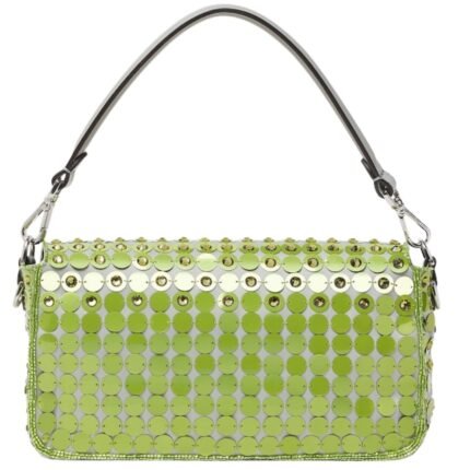 FENDI BAGUETTE BAG EMBROIDERED WITH SEQUINS AND RHINESTONES