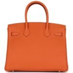 HERMÈS BIRKIN 30 ORANGE TOGO GOLD HARDWARE