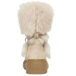 FENDI APRES CHIC BEIGE SHEEPSKIN AND CHAMOIS BOOTS