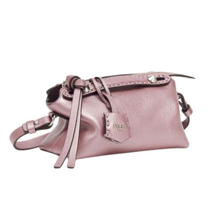 FENDI BY THE WAY SELLERIA MINI BAG WITH 156 HAND SEWN TOPSTITCHES