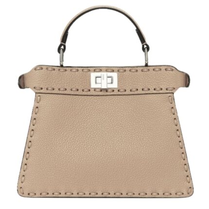 FENDI PEEKABOO ISEEU PETITE SELLERIA BAG WITH 306 HAND SEWN STITCHES