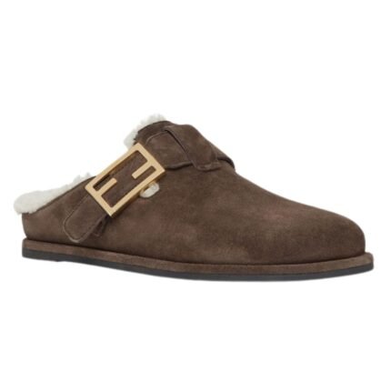 FENDI FEEL SUEDE SABOTS