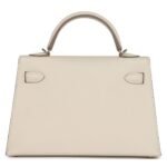 HERMÈS KELLY SELLIER 20 CRAIE EPSOM PERMABRASS HARDWARE