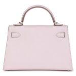HERMÈS KELLY SELLIER 20 MAUVE PALE EPSOM PALLADIUM HARDWARE