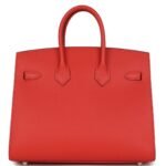 HERMÈS BIRKIN SELLIER 25 CAPUCINE EPSOM PALLADIUM HARDWARE