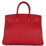 HERMÈS BIRKIN 35 ROUGE CASAQUE EPSOM PALLADIUM HARDWARE