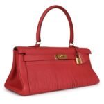 PRE-OWNED HERMÈS FRINGE SHOULDER KELLY 42 JPG BOUGAINVILLEA CLEMENCE GOLD HARDWARE