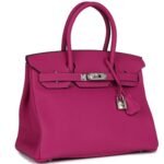 HERMÈS BIRKIN 30 ROSE POURPRE TOGO PALLADIUM HARDWARE