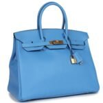HERMÈS BIRKIN 35 BLEU PARADISE EPSOM GOLD HARDWARE