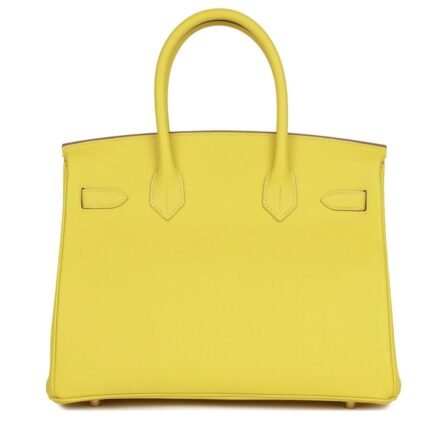 HERMÈS BIRKIN 30 LIME EPSOM GOLD HARDWARE