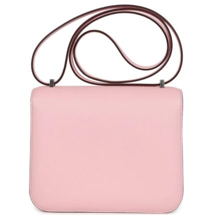 HERMÈS CONSTANCE 18 ROSE SAKURA SWIFT PALLADIUM HARDWARE