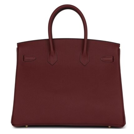 HERMÈS BIRKIN 35 ROUGE H TOGO GOLD HARDWARE