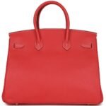 PRE-OWNED HERMÈS BIRKIN 35 ROSE JAIPUR CANDY EPSOM PERMABRASS HARDWARE