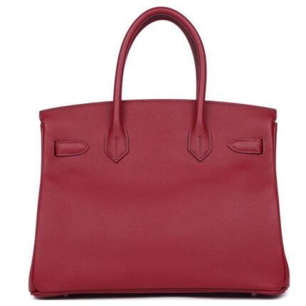 HERMÈS BIRKIN 30 ROUGE GRENAT EPSOM PALLADIUM HARDWARE