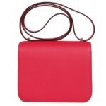 HERMÈS CONSTANCE 18 ROSE EXTREME EPSOM PALLADIUM HARDWARE