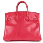 HERMÈS BIRKIN 25 ROSE EXTREME VARANUS NILOTICUS LIZARD PALLADIUM HARDWARE