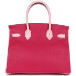HERMÈS SPECIAL ORDER (HSS) BIRKIN 30 ROSE MEXICO AND ROSE SAKURA CHEVRE ROSE GOLD HARDWARE