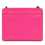 PRE-OWNED HERMÈS MINI VERROU CHAINE BAG ROSE POP CHEVRE CHAMKILA PALLADIUM HARDWARE