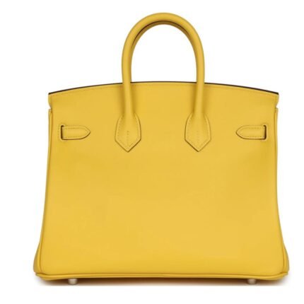 HERMÈS BIRKIN 25 JAUNE DE NAPLES SWIFT PALLADIUM HARDWARE