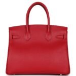 PRE-OWNED HERMÈS BIRKIN 30 ROUGE CASAQUE EPSOM PALLADIUM HARDWARE