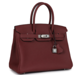 HERMÈS BIRKIN 30 ROUGE H TOGO PALLADIUM HARDWARE