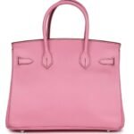 PRE-OWNED HERMÈS BIRKIN 30 BUBBLEGUM EPSOM PALLADIUM HARDWARE