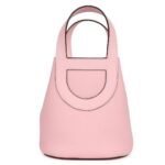 HERMÈS IN-THE-LOOP 18 ROSE SAKURA CLEMENCE AND SWIFT PALLADIUM HARDWARE