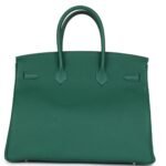 HERMÈS BIRKIN 35 VERT MOYEN TOGO PALLADIUM HARDWARE