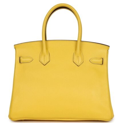 HERMÈS BIRKIN 30 JAUNE DE NAPLES NOVILLO GOLD HARDWARE
