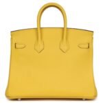 HERMÈS BIRKIN 25 JAUNE DE NAPLES SWIFT PALLADIUM HARDWARE (Copy)
