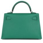 HERMÈS KELLY SELLIER 20 VERT VERTIGO EPSOM PALLADIUM HARDWARE