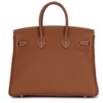 PRE-OWNED HERMÈS BIRKIN 25 GOLD TOGO GOLD HARDWARE