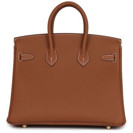 HERMÈS BIRKIN 25 GOLD TOGO GOLD HARDWARE