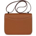HERMÈS CONSTANCE 1-24 GOLD EPSOM PALLADIUM HARDWARE