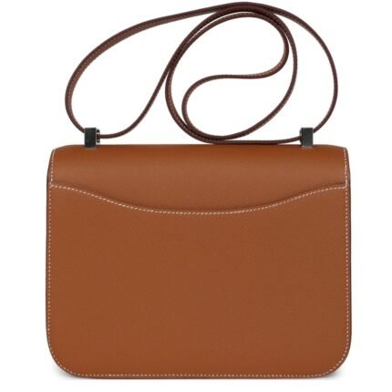 HERMÈS CONSTANCE 1-24 GOLD EPSOM PALLADIUM HARDWARE