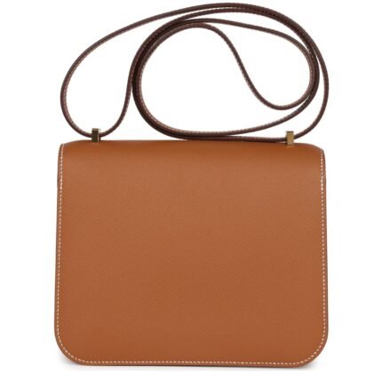 HERMÈS CONSTANCE 18 GOLD EPSOM GOLD HARDWARE