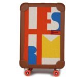 HERMÈS RMS CABINE 55 ROLLING SUITCASE MULTICOLOR CANVAS