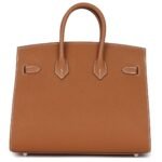 HERMÈS BIRKIN SELLIER 25 GOLD EPSOM PALLADIUM HARDWARE