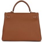 HERMÈS KELLY RETOURNE 32 GOLD TOGO GOLD HARDWARE